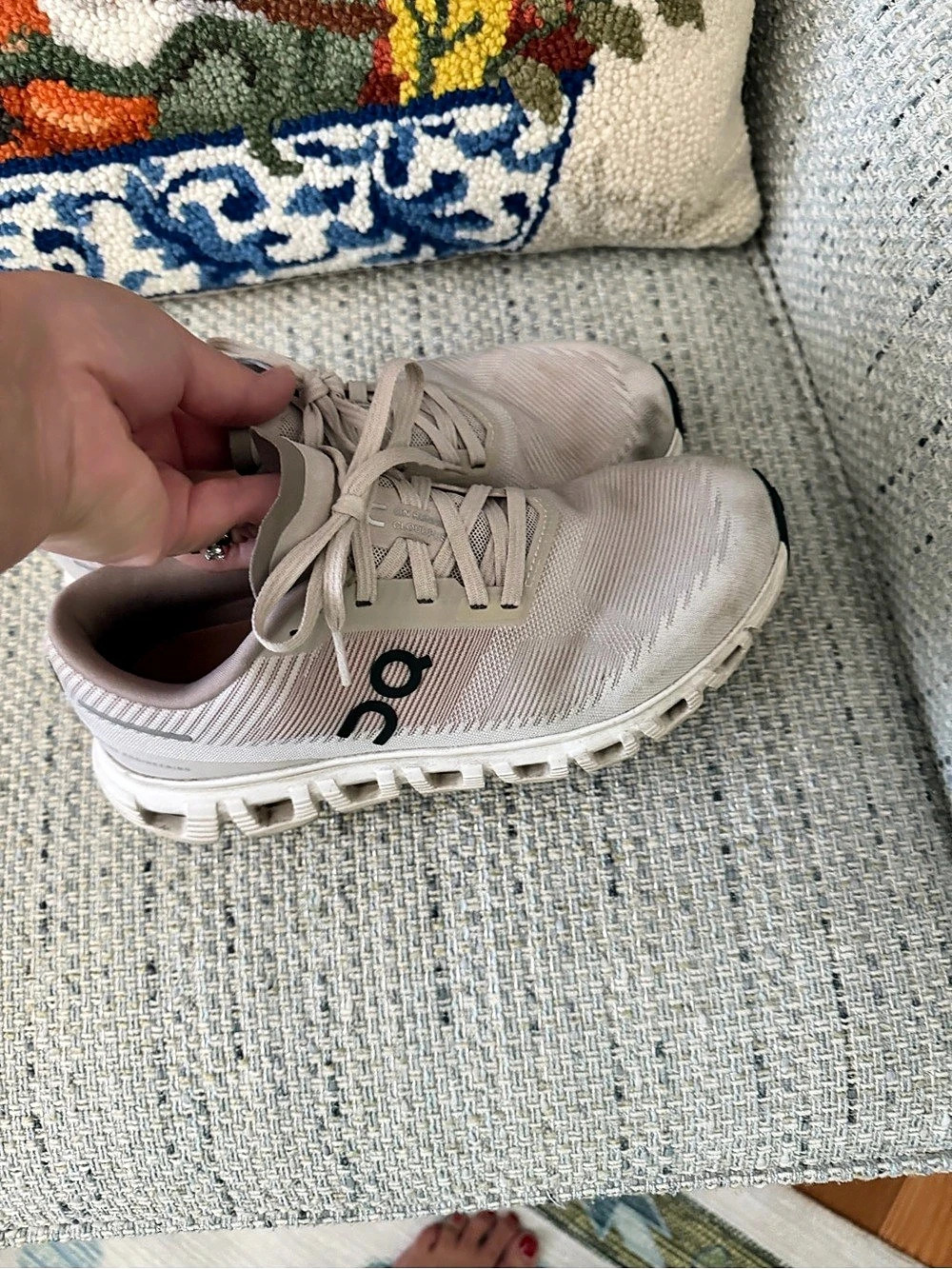 On Athletic Sneakers in White